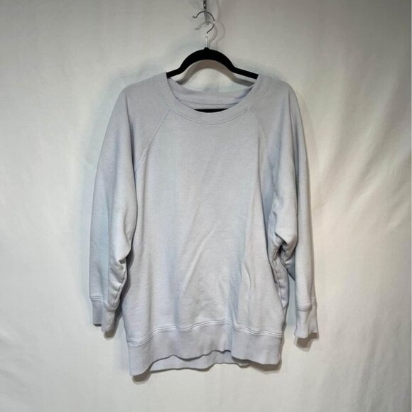 AERIE powder blue sweatshirt. Size Large. Crew neck. - Picture 8 of 8